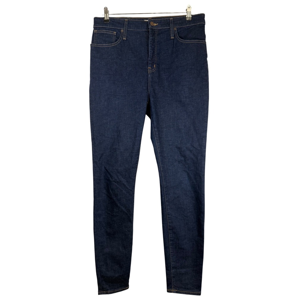 Madewell Curvy High-Rise Skinny Jeans Dark Indigo Blue Size 32